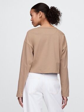 Aerie Front-Knot Breezy Long-Sleeve